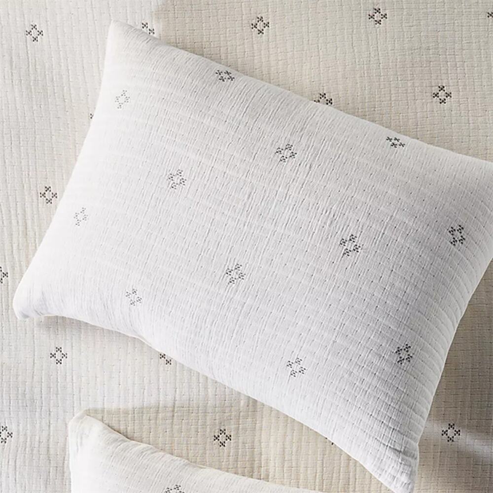 Anthropologie Woven Sunday Market Puffy Sham - New